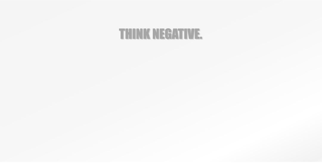 Think Negative: The value of negative space in web design